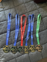 Fran and Darren Hogson Winners Lanyards