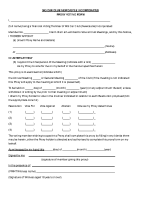MG Car Club AGM Proxy Voting form