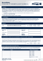 Motorsport Australia Scrutiny Statement of Vehicle Compliance